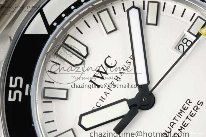 MIROTIME 0119 Youthful Aquatimer Automatic SS RSF 1:1 Best Edition White Black Dial on SS Bracelet A 7070